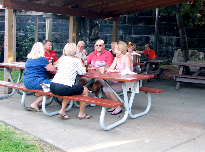 The crowd at the Downtown Jazz Fest