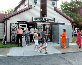 The crowd at the Downtown Jazz Fest