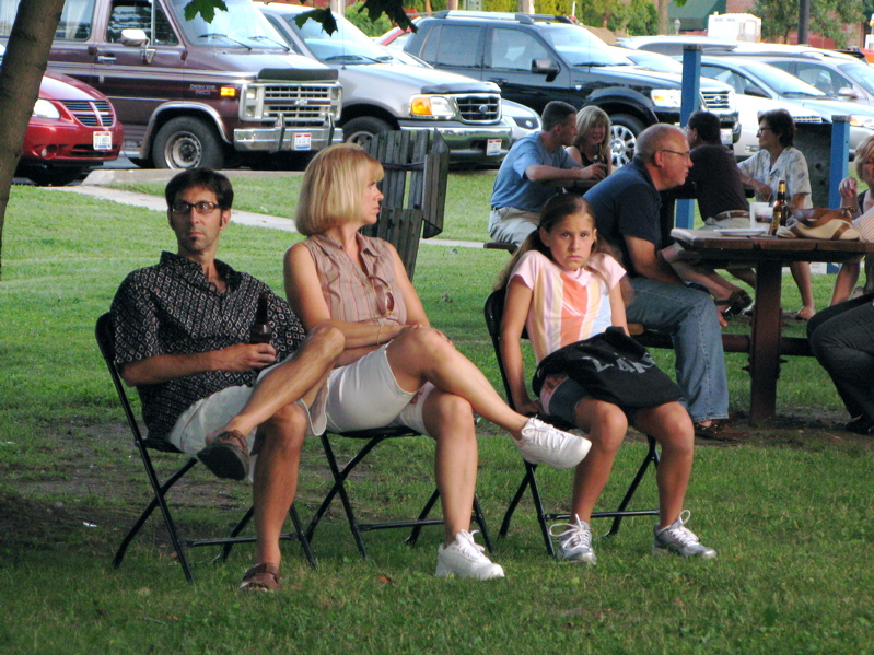 The crowd at the Downtown Jazz Fest