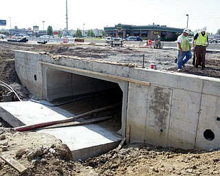 Bridge replacement work on 224 near Lockwood.