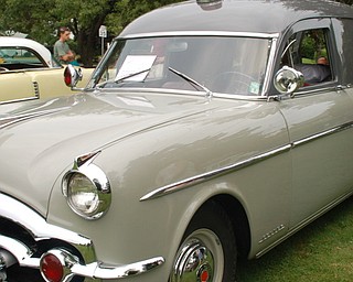 Winner of Best Professional [Service] Vehicle at The 19th Annual National Packard Museum Car Show, "Boss of the Road, Beauty of the Boulevard," is Bruce Taylor's 1954 Ambulance.