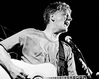 Ryan McCall lead guitar and vocals for the Flashbacks who played at the Youngstown Sports Grill on Friday, July 25, 2008. Daniel C. Britt.