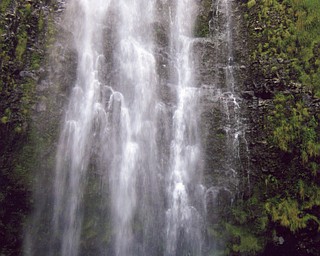 Kenny Ferenchak, son of Stephen and Cathy Ferenchak of Canfield, explores a waterfall in Hawaii. (There's a hint that the photo was taken by Cathy. Her e-mail address contains the word "camera.")