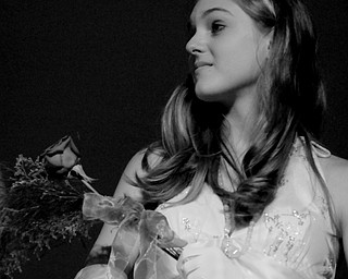 Candace Campana, 17, of Struthers was named Italian Queen at the Downtown Italian Festival in Youngstown on Friday, August 1, 2008. Daniel C. Britt.