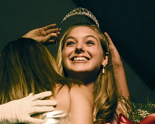 Candace Campana, 17, of Struthers was named Italian Queen at the Downtown Italian Festival in Youngstown on Friday, August 1, 2008. Daniel C. Britt.