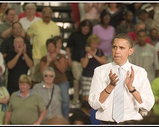 08.05.2008
Barack Obama at Austintown Fitch High School.