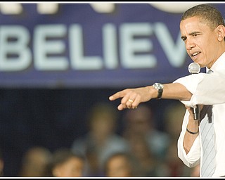 08.05.2008
Barack Obama at Austintown Fitch High School.