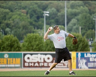 08.09.2008
Team Pavlik vs. Team Media charity softball game at Cene Field in Struthers to benefit the United Way.