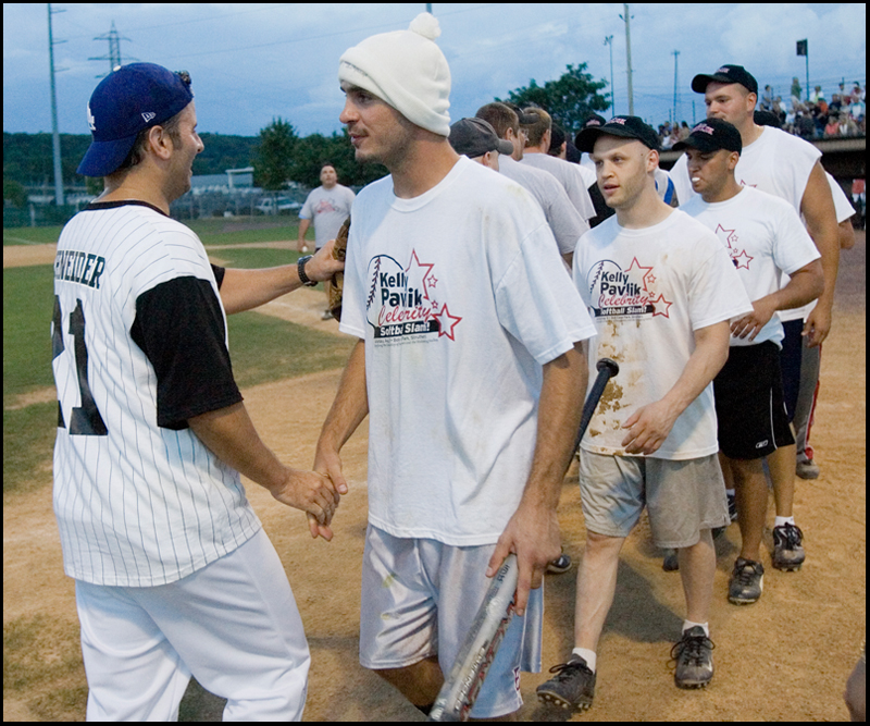 08.09.2008
Team Pavlik vs. Team Media charity softball game at Cene Field in Struthers to benefit the United Way.
