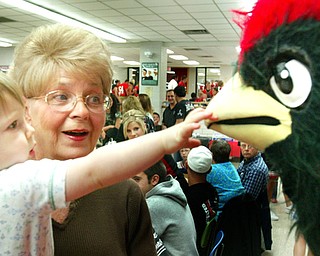 Becca Wagner Canfield 2008 Big Red Mascot.