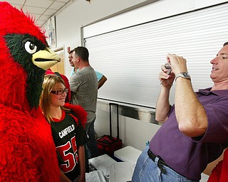 Becca Wagner Canfield 2008 Big Red Mascot.