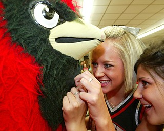Becca Wagner Canfield 2008 Big Red Mascot.