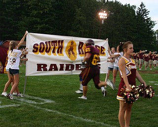 "Friday Night Football begins at the South Range Football Stadium!"