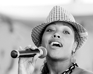 Jaunice Murray of Youngstown performed at Family Fest. Daniel C. Britt.