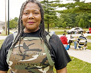 A PLACE FOR FUN: Sylvia Randolph of Youngstown, one of the organizers, hopes the event shows young people there's more in this community than violence and drugs.