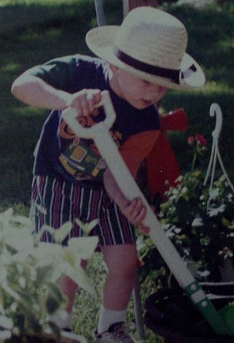 This is my grandson, Bryan, helping me plant flowers.

Judith Ferrett 
