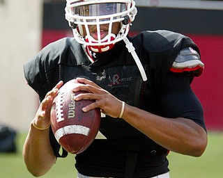 READY FOR START: Brandon Summers, a transfer from Toledo, will get the start at quarterback for Youngstown State against Central State in Saturday's game at Stambaugh Stadium.
