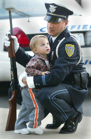 911 ceremony in Canfield Sept. 11, 2008.