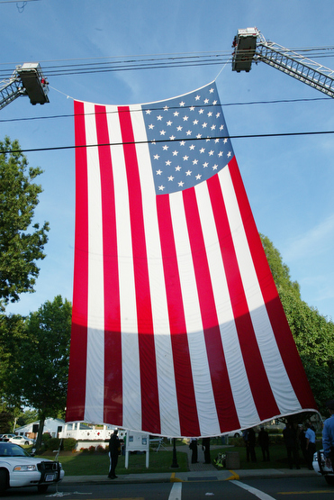 911 ceremony in Canfield Sept. 11, 2008.