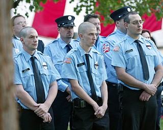 911 ceremony in Canfield Sept. 11, 2008.