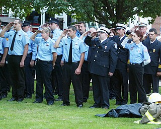 911 ceremony in Canfield Sept. 11, 2008.