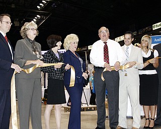 L-RBrian Schimmel, Andrea Wood, Denise Bartolo York, Nancy Kuzenko, Steven Floyd, Steve Jenkins, Kim Gonda and David CoyRibbon cutting at Chevy Centre on Thursday September 11th (Ok) Photo: Lisa-ann Ishihara[I have their titles too but thought that'd be a long caption, let me know if needed or desired]