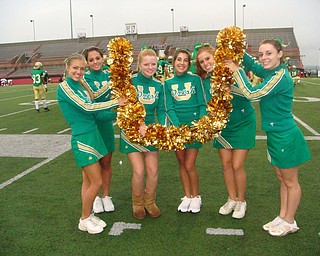 In photo, Ashley Williams, Nina Ballone, Kayla Spear, Paige Larney, Erika Klempay and Lauren Anderson pose for a quick photo before our defeat against Massillon.