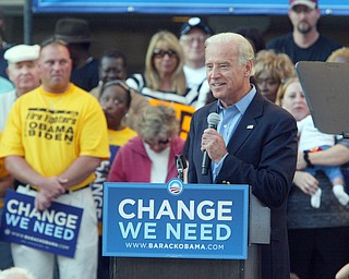 Joe Biden speaks in Youngstown Sept. 18, 2008