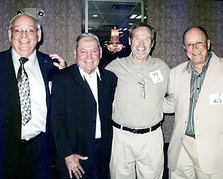 50 YEARS ON: Nick Gentile, Ben Bruno, Jerry Lucas and Tom McIntire, nicknamed the "Four Spacemen," helped the 1957 truthers High football team to score a school-record 402 points and compile a 9-1 record. They celebrated their legacy recently at their 1958 class reunion.