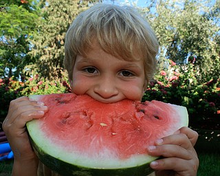 We took our 3 young children to Cyprus this summer to meet their cousins for the first time. As you can see, what they loved most was the Karpuzi (Watermelon)!
Alonzo with Karpuzi
Jef Davis
Poland, OH 44514