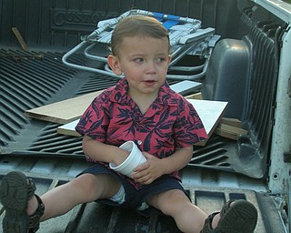 Attached is a picture of Gabriel J. Bettross (18 months) at a family picnic. He was eating grapes while watching the older kids play baseball! Parents are Mike and Carla Bettross, Boardman; Grandpa Myron Dobkowski, Poland; Grandma and Grandpa Louise and Jerry Bettross, Ellsworth; Grandma Candi Carson, Tarpon Springs, Florida.
Enjoy,
Carla Bettross