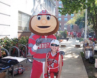 Robert Fay with Brutus the Buckeye in Columbus at the OSU/YSU football game!
Debbie Fay
Hubbard, OH