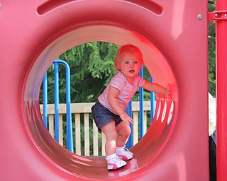 Payton exploring Tot's Town at Boardman Park. We spent a lot of time there this summer!
Chad and Alyson Zwingler
Canfield