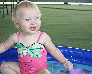 Payton enjoying some time in her baby pool...the ultimate staycation!
Chad and Alyson Zwingler
Canfield