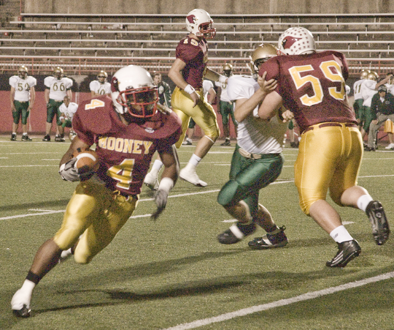 St. Vincent-St. Mary vs Mooney. Saturday October 11, 2008. Daniel C. Britt. 