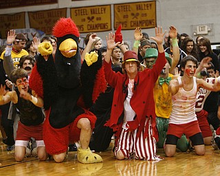 A visit to Mooney High School on Thursday October 16th; the day before the big 50th anniversary game vs. Ursuline High School.