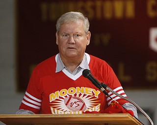 A visit to Mooney High School for their pep rally on Thursday October 16th; the day before the big 50th anniversary game vs. Ursuline High School.
