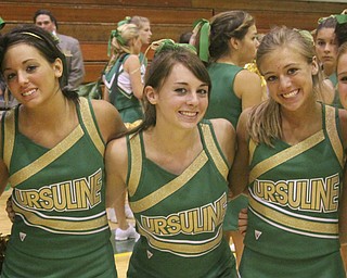 A visit to Ursuline High School for their pep rally on Thursday October 16th; the day before the big 50th anniversary game vs. Mooney High School.