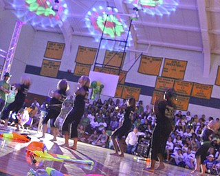 A visit to Ursuline High School for their pep rally on Thursday October 16th; the day before the big 50th anniversary game vs. Mooney High School.