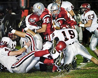 Girard vs LeBrae. Friday, October 17, 2008. Photo by Mark Stahl.