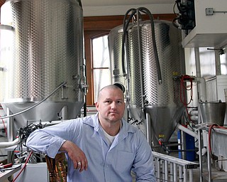 Youngstown Police Officer Ken Blair, who is working on opening the Rust Belt Brewing Co. at the B&O Station in Youngstown.