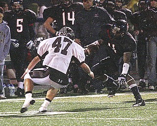 Boardman vs Fitch. High School football, Friday, October 24, 2008. Photo by Nick Mays.