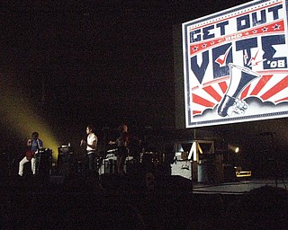 Get Out and Vote '08 show at the Chevrolet Centre Wednesday night.