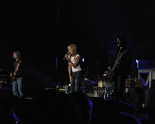 Sheryl Crow at the Get Out and Vote '08 show at the Chevrolet Centre Wednesday night.