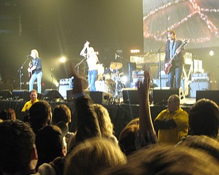 Sheryl Crow at the Get Out and Vote '08 show at the Chevrolet Centre Wednesday night.