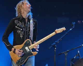 Sheryl Crow at the Get Out and Vote '08 show at the Chevrolet Centre Wednesday night.