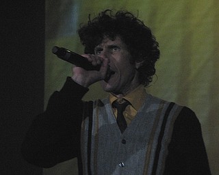 Mike D of the Beastie Boys at the Get Out and Vote '08 show at the Chevrolet Centre Wednesday night.