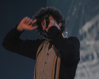 Mike D of the Beastie Boys at the Get Out and Vote '08 show at the Chevrolet Centre Wednesday night.