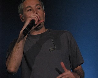 Adam Yauch of the Beastie Boys at the Get Out and Vote '08 show at the Chevrolet Centre Wednesday night.