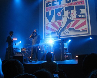 Get Out and Vote '08 show at the Chevrolet Centre Wednesday night.